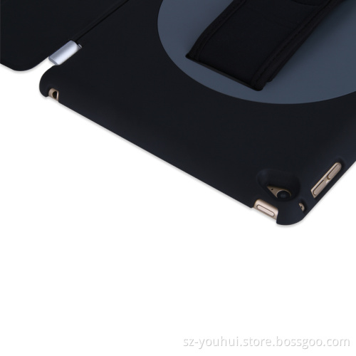 Special design rotating 360 degree For iPad Air 2 Case With Handle smart case factory price